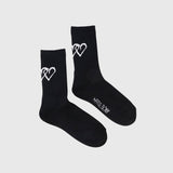 【HEART】Logo Ribbed Socks