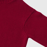【HEART】 Bicolor Knit Pullover　Bordeaux