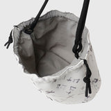 Reversible Mesh Drawstring Bag「無題（let it be）」