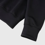 【HEART】 Embroidered Smooth Pullover　Black