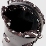 CUTTING LEATHER BUCKET BAG「（無題）（丸）」Sanae Sasaki