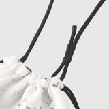 Reversible Mesh Drawstring Bag「無題（let it be）」