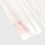 【予約商品｜10月上旬お届け】Embroidered Barrel-Leg Pleated Pants「Untitled」
