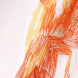 【予約商品｜10月上旬お届け】Embroidered Barrel-Leg Pleated Pants「Untitled」
