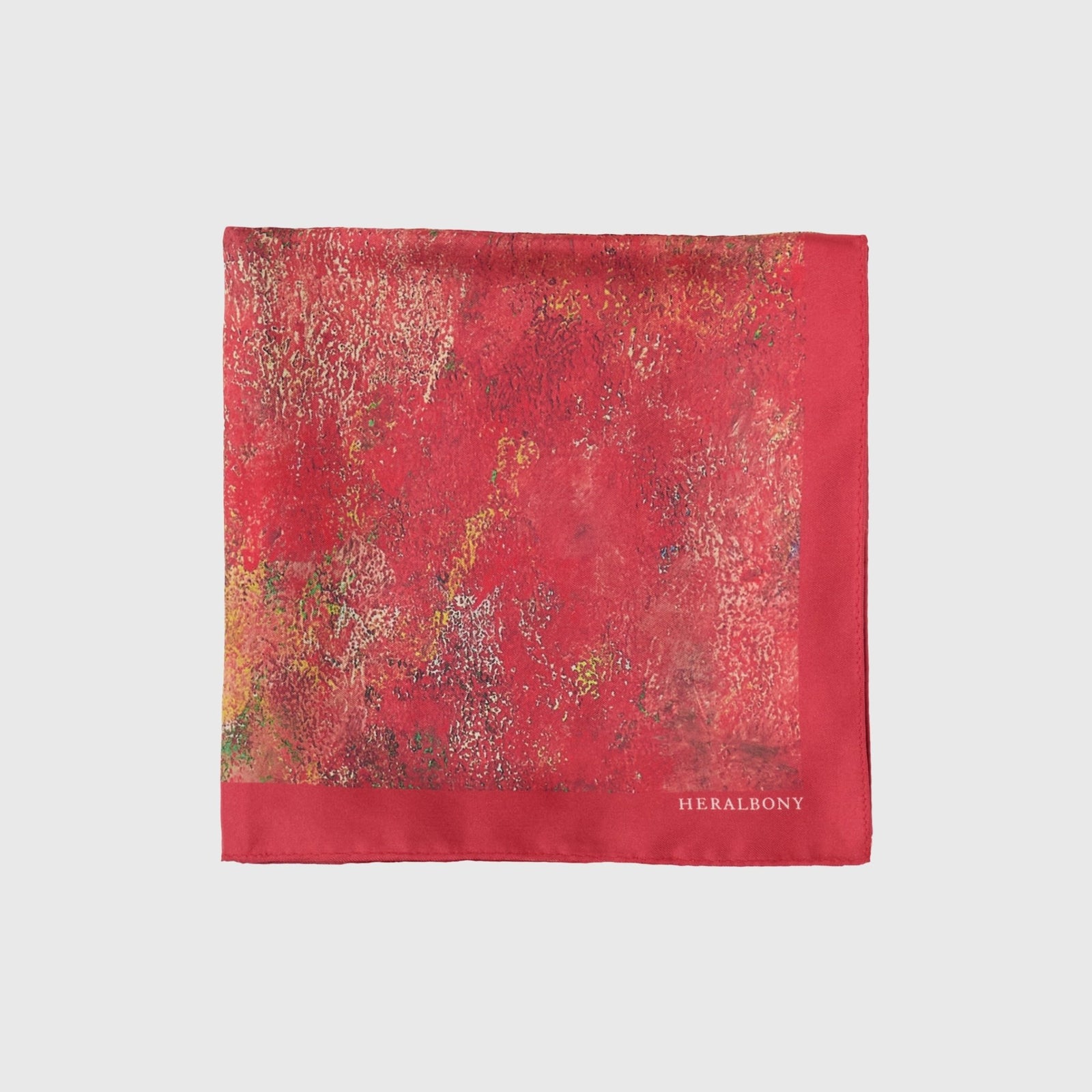 HERALBONY シルクスカーフ 西村円「節分」88cm アートスカーフ 新品 シルクスカーフ「節分」 – HERALBONY