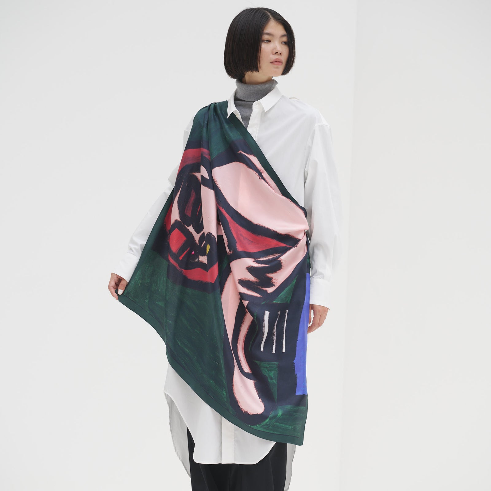 シルクスカーフ「untitled」 – HERALBONY