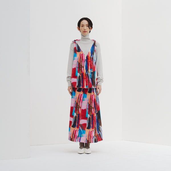 タックスリットスカート「untitled」