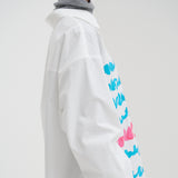 レギュラーカラーシャツ「blue brush-mm2025」