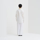 レギュラーカラーシャツ「red gradation brush1-mm2025」