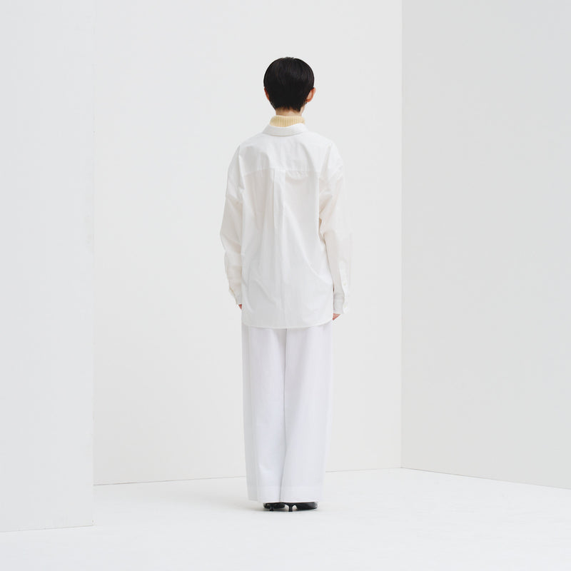 レギュラーカラーシャツ「red gradation brush1-mm2025」