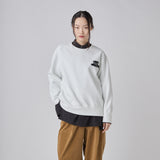 【HEART】 Embroidered Smooth Pullover　Off-White