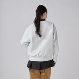 【HEART】 Embroidered Smooth Pullover　Off-White