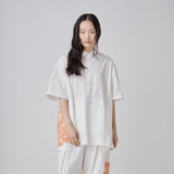 【予約商品｜10月上旬お届け】Embroidered Short-Sleeve Shirt「Untitled」