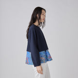 Art Ruffle Long Sleeve「（無題）（青）」