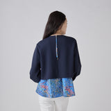 Art Ruffle Long Sleeve「（無題）（青）」