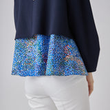 Art Ruffle Long Sleeve「（無題）（青）」