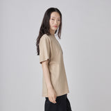 【HEART】Logo T-Shirt　Vertical Triple Heart　Beige