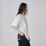 【HEART】Logo T-Shirt　Vertical Triple Heart　White