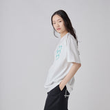 【HEART】Logo T-Shirt　Vertical Triple Heart　White