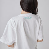 【HEART】Logo T-Shirt　Vertical Triple Heart　White