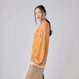 Circle-Pattern Knit Pullover (Art-Inspired)「Untitled」