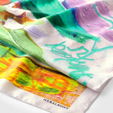 [Pre-order item | Delivery early to mid-November] Silk scarf "Christmas Tree"