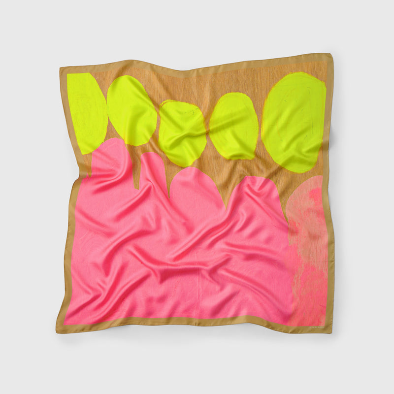 [Pre-order item | Delivery early to mid-November] Silk scarf "Sakura"