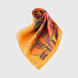 [Pre-order item | Delivery early to mid-November] Silk scarf "Cow"