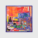 [Pre-order item | Delivery early to mid-November] Silk scarf "Maze"