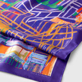 [Pre-order item | Delivery early to mid-November] Silk scarf "Maze"