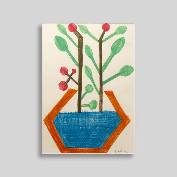 「冬の植物（3）」原画作品