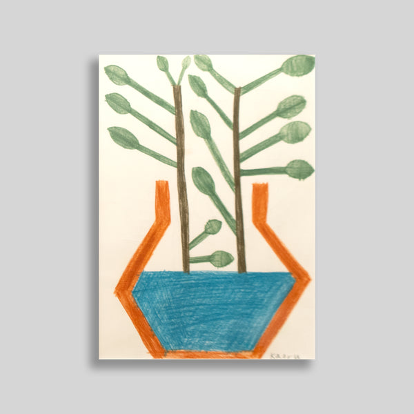 「冬の植物（2）」原画作品
