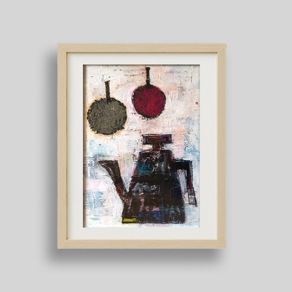 ￥「ポットと果物」原画作品Kaoru Iga