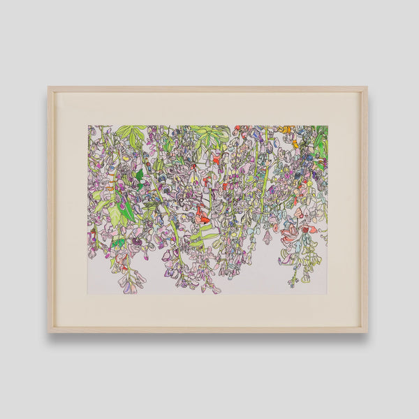￥「藤の花」原画作品Kanta Wajima