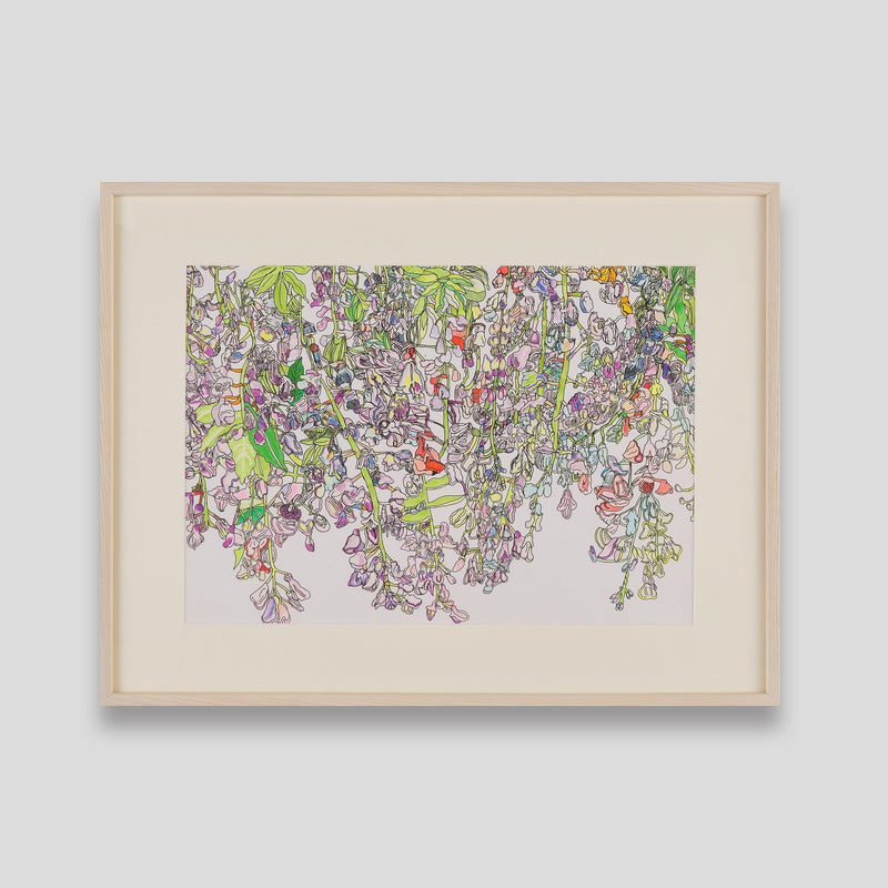 ￥「藤の花」原画作品Kanta Wajima