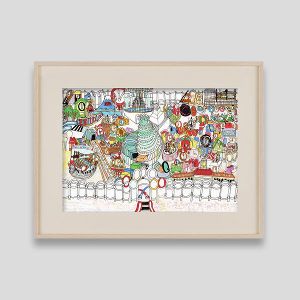 ￥「時計の国」原画作品Kanta Wajima
