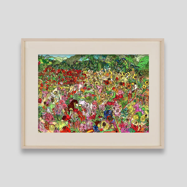 絵画　原画　花の絵　肉筆　キャンバスF6 『コスモス爛漫』 絵画 原画 花の絵 肉筆 キャンバス F6 『コスモス爛漫』 絵画