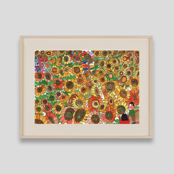 ￥「ひまわり」原画作品Kanta Wajima