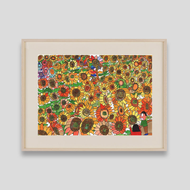 ￥「ひまわり」原画作品Kanta Wajima