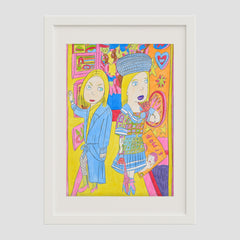 ￥「女の人」原画作品Hiroko Kawabe