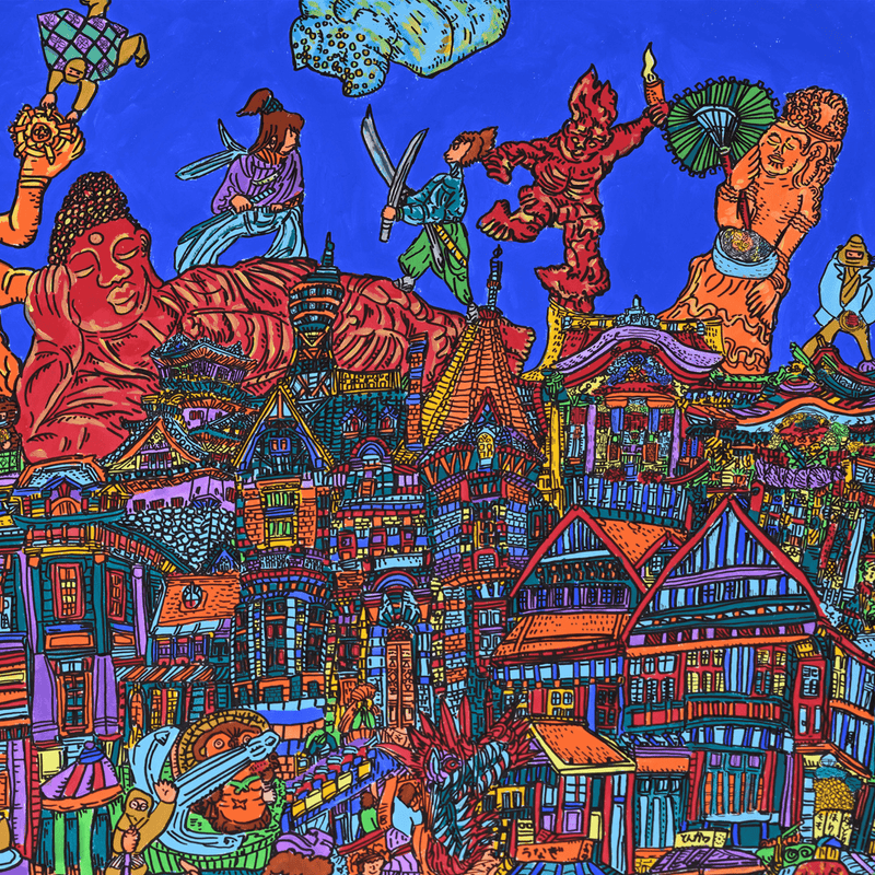 ￥「福岡県 」原画作品Shu Toriyama