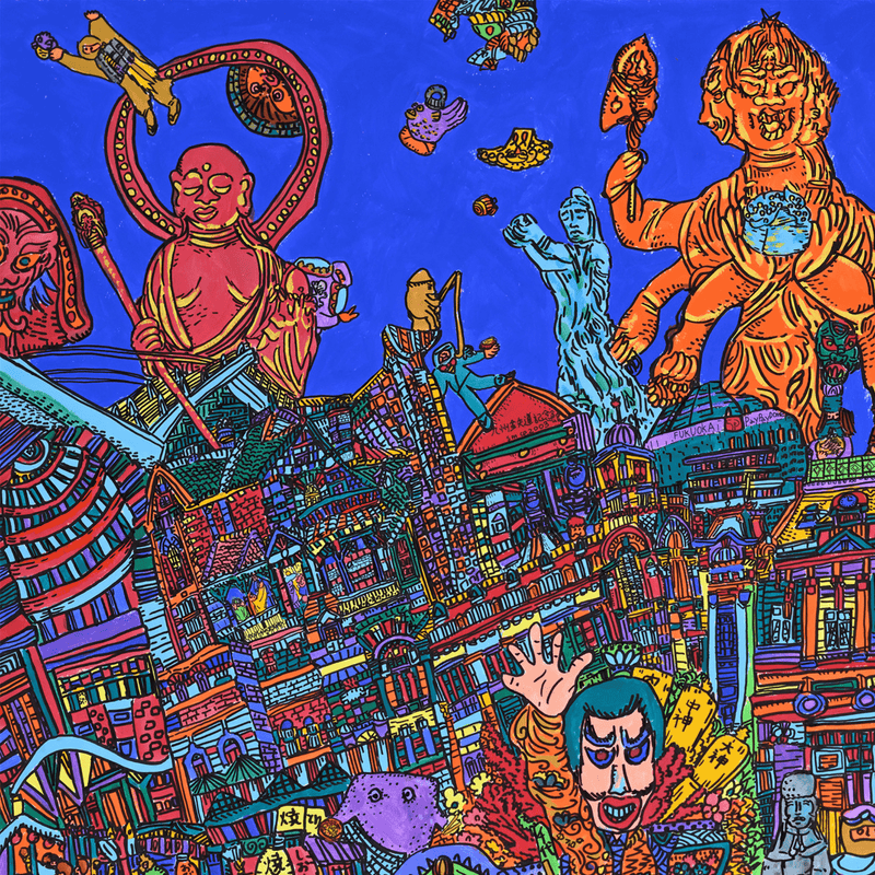 ￥「福岡県 」原画作品Shu Toriyama
