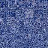 ￥「南インド(青) 」原画作品Shu Toriyama