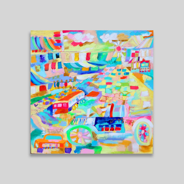 ￥「明治の芝居の街、ミナミへ行ってみよう！ 」原画作品Taisuke Kinugasa