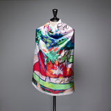 [Pre-order item | Delivery early to mid-November] Silk scarf "Christmas Tree"