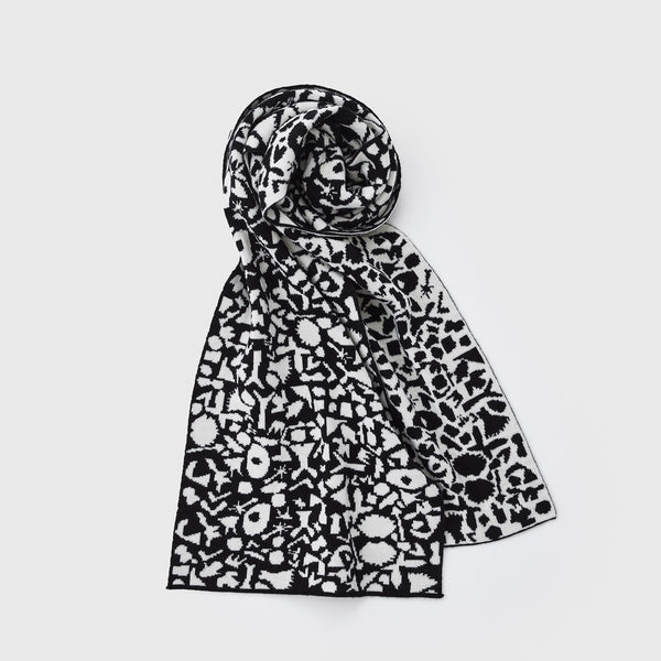 ジャガードマフラー「かえでのチョキチョキ」