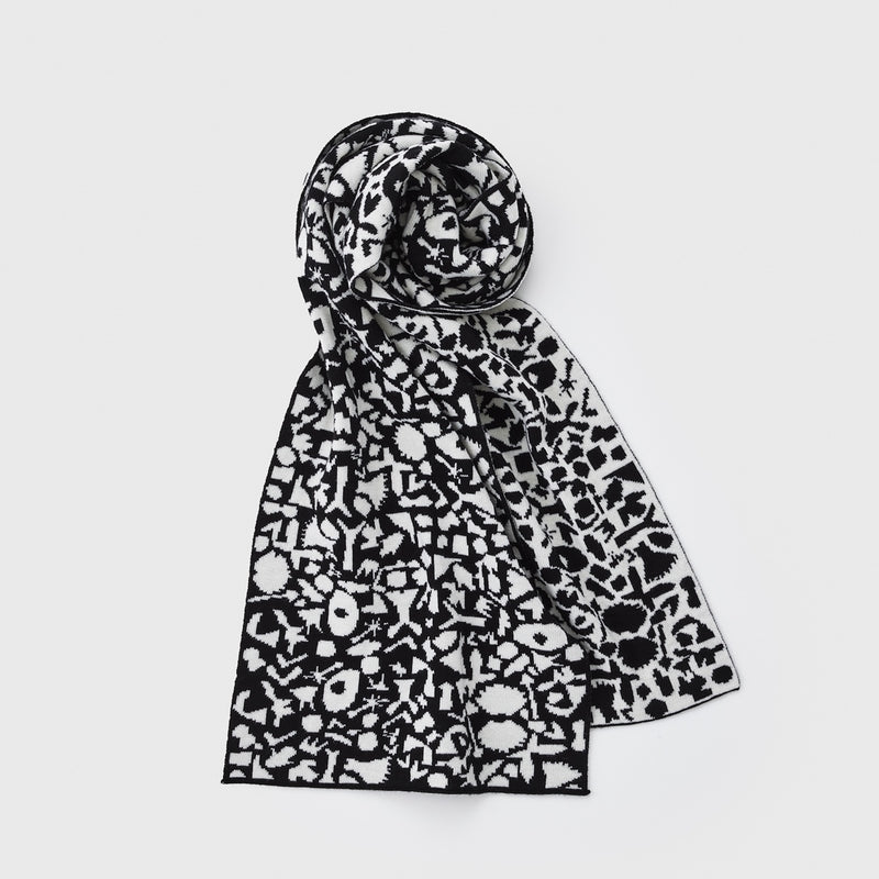 ジャガードマフラー「かえでのチョキチョキ」