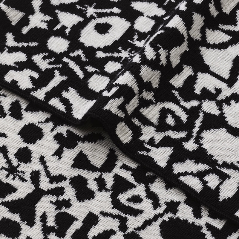 ジャガードマフラー「かえでのチョキチョキ」