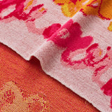 ジャガードマフラー「red gradation brush1-mm2025」