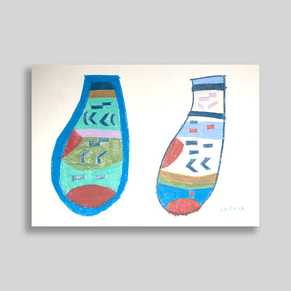 「くつ下（1）」原画作品